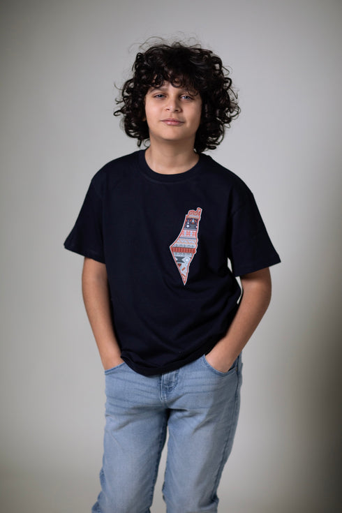 Kids T-shirt - Palestine map
