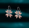 Star of Palestinian Tatreez Earrings