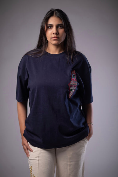 اوڤر سايز تيشيرت - خريطة فلسطين