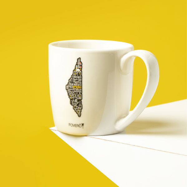 Mug - Map of Palestine Cities