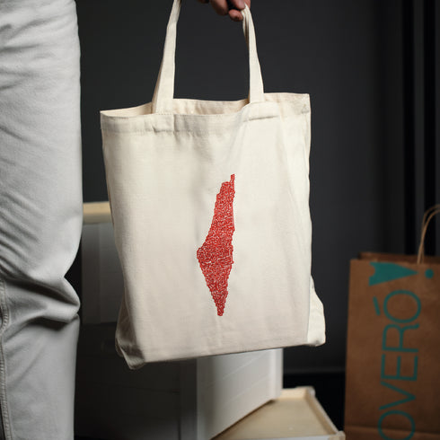 Tote Bag - Maze Palestine Map