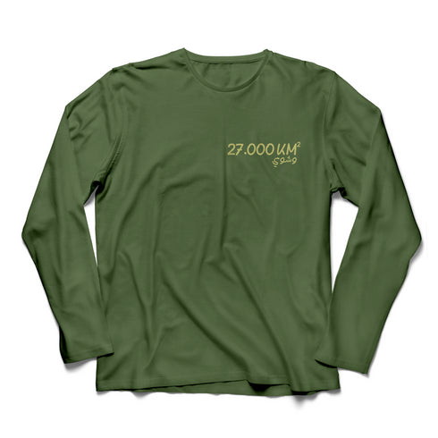 Long Sleeve T-shirt - 27,000 km²