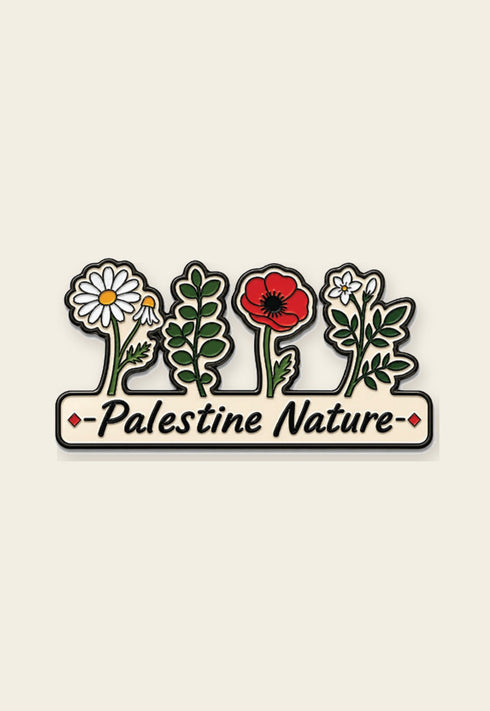 Foveró Palestine Nature metal sticker