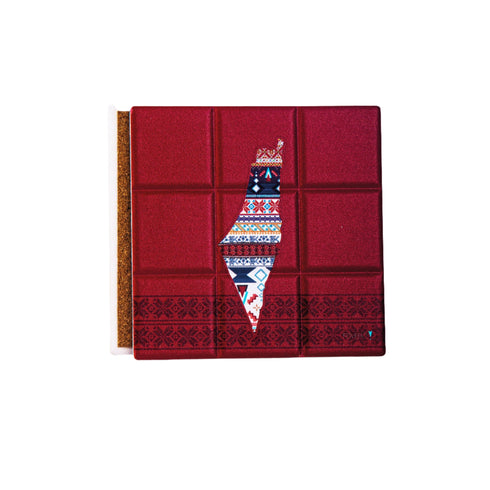 Coaster - Embroidered Map of Palestine