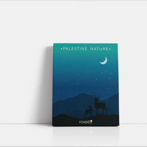 Canvas - الغزال الفلسطيني