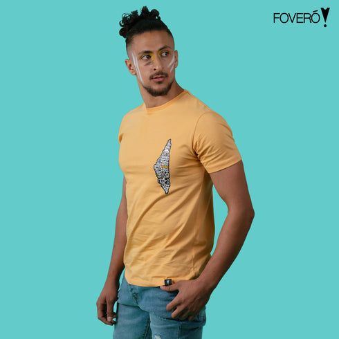 تيشيرت - خريطة فلسطين مدن