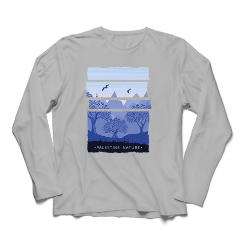 تشيرت كم طويل- زيتون فلسطين