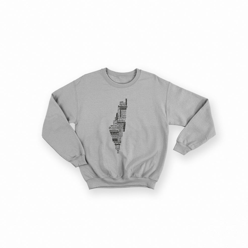 Palestine Map - Sweatshirt