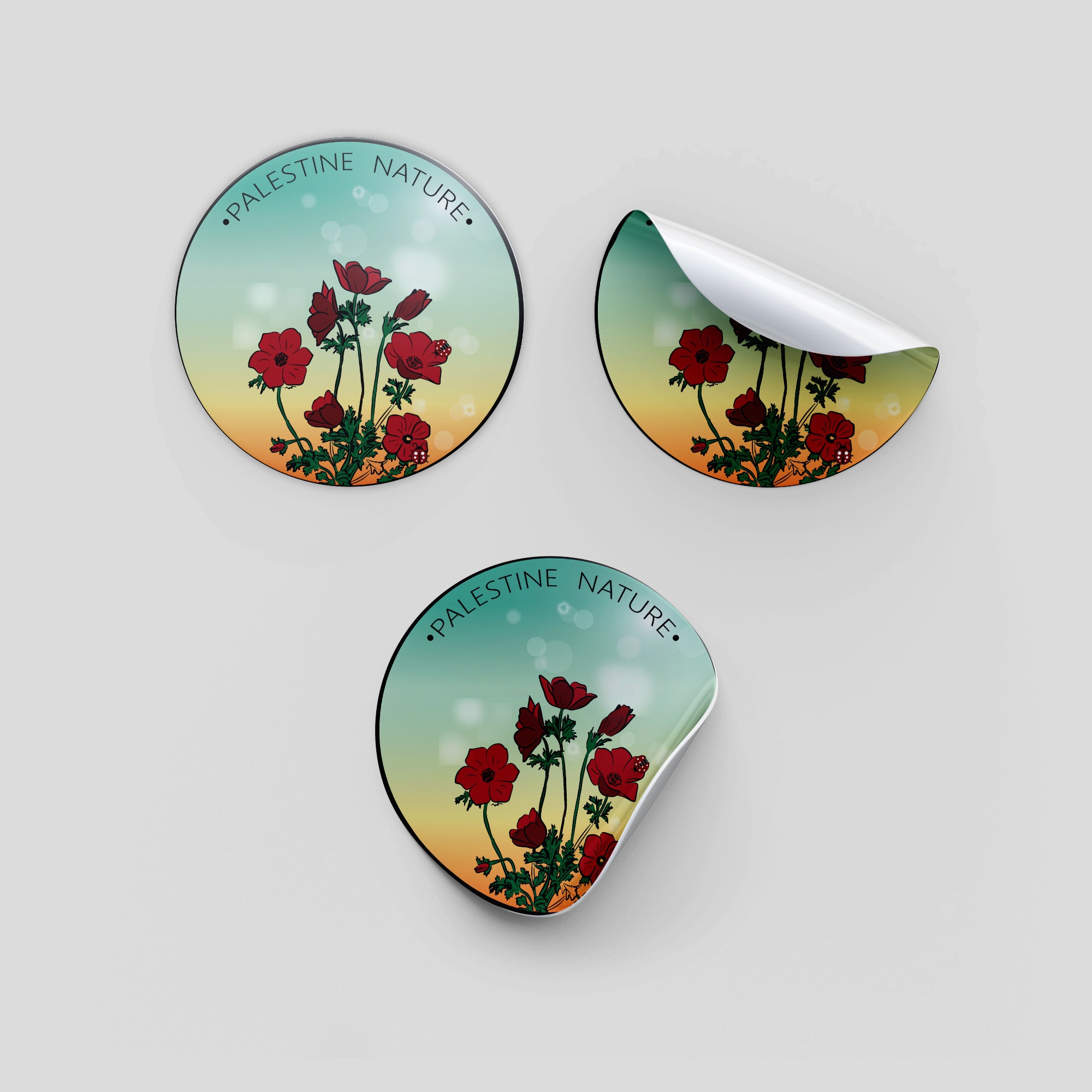 Anemone Flower - Stickers