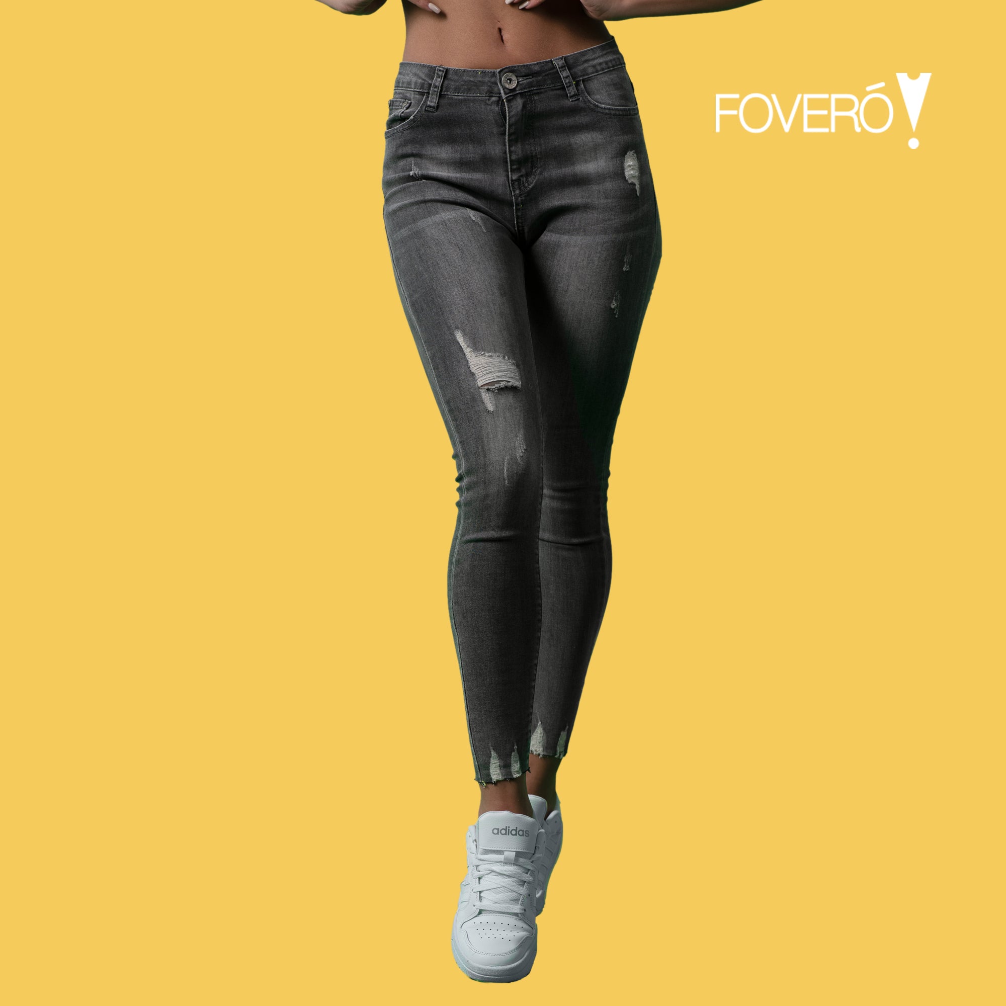 gray denim pants