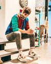 Colourful hoodie