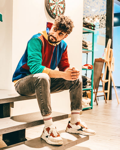 Colourful hoodie